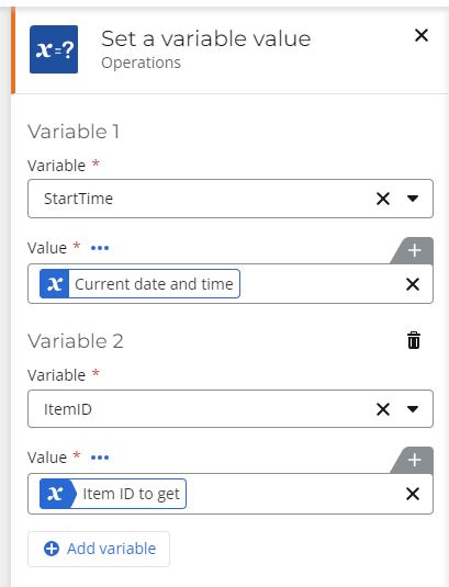 NAC Workflow Set a variable value