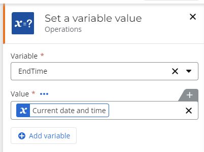 NAC Workflow Set a variable value