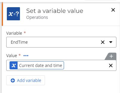 NAC Workflow Set a variable value